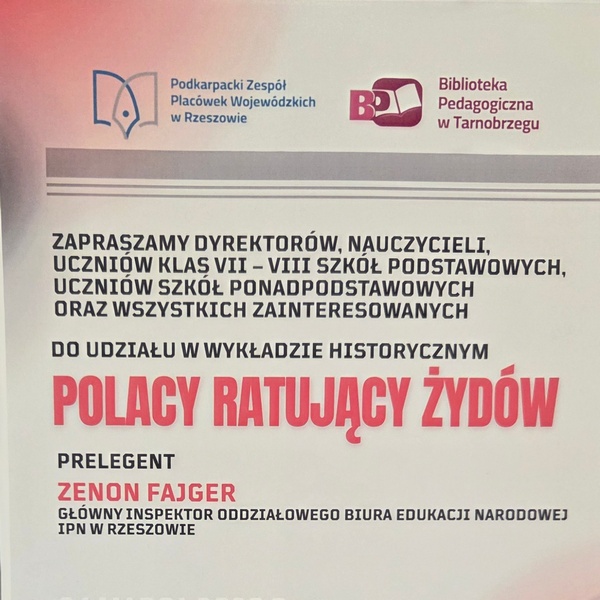 Lekcja historii poza szkolnymi murami